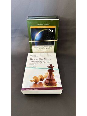 The Great Courses DVD Sets: "Mathematics Philosophy And The Real World" & "How T